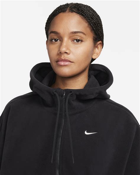 nike therma-fit one women's oversized full-zip fleece hoodie